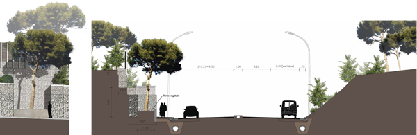 Atelier mosségimmig - Mur de soutènement et anti-bruit, Marseille